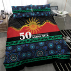 Australian Aboriginal Torres Strait Islanders Bedding Set Together We Rise Together We Stay Deadly