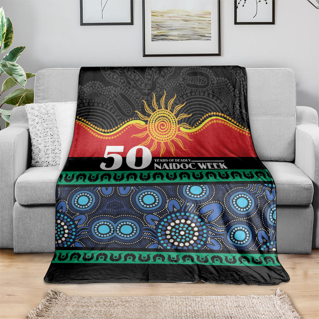Australian Aboriginal Torres Strait Islanders Blanket Together We Rise Together We Stay Deadly