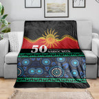 Australian Aboriginal Torres Strait Islanders Blanket Together We Rise Together We Stay Deadly