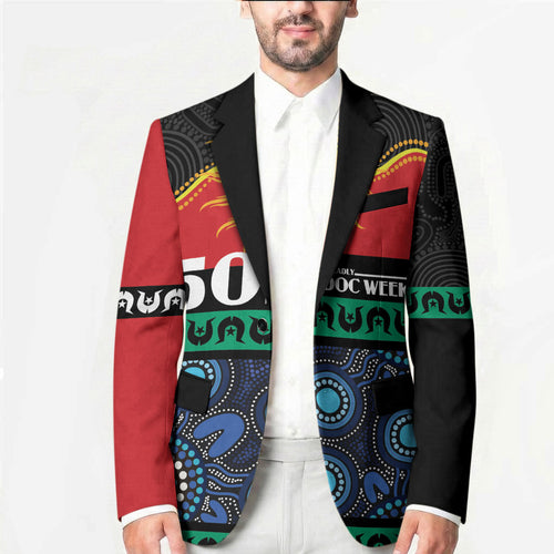Personalised Australian Aboriginal Torres Strait Islanders Blazer Together We Rise Together We Stay Deadly