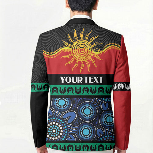 Personalised Australian Aboriginal Torres Strait Islanders Blazer Together We Rise Together We Stay Deadly