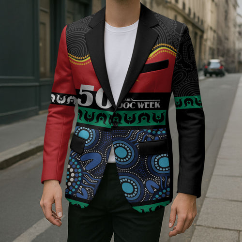 Personalised Australian Aboriginal Torres Strait Islanders Blazer Together We Rise Together We Stay Deadly