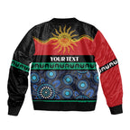 Personalised Australian Aboriginal Torres Strait Islanders Bomber Jacket Together We Rise Together We Stay Deadly