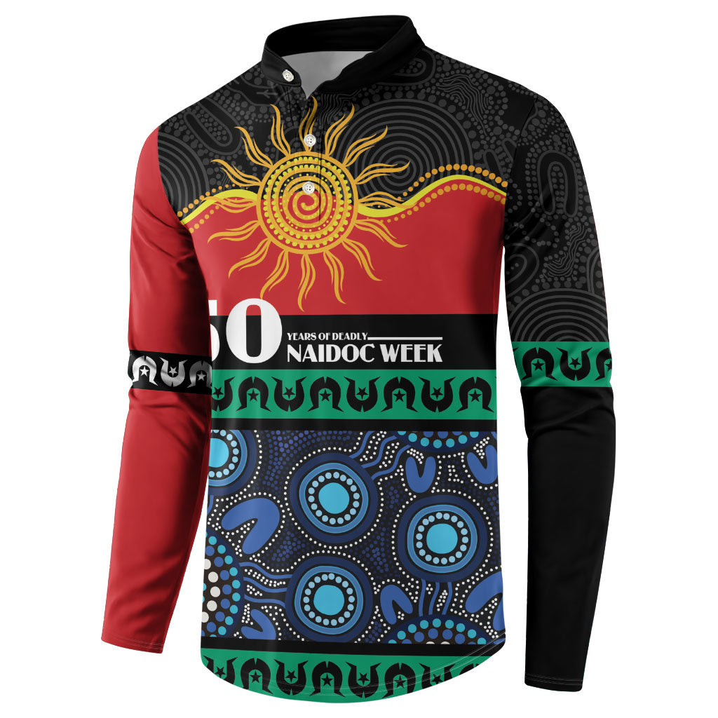 Personalised Australian Aboriginal Torres Strait Islanders Button Sweatshirt Together We Rise Together We Stay Deadly
