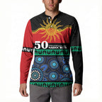 Personalised Australian Aboriginal Torres Strait Islanders Button Sweatshirt Together We Rise Together We Stay Deadly