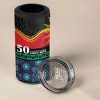 Personalised Australian Aboriginal Torres Strait Islanders 4 in 1 Can Cooler Tumbler Together We Rise Together We Stay Deadly