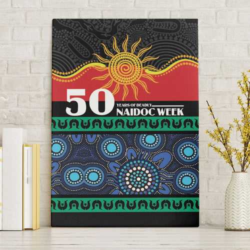 Australian Aboriginal Torres Strait Islanders Canvas Wall Art Together We Rise Together We Stay Deadly