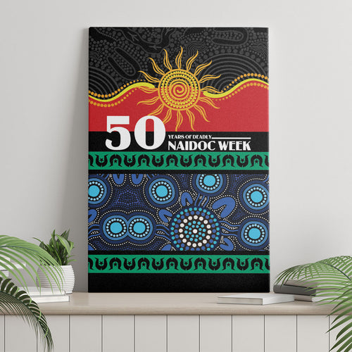 Australian Aboriginal Torres Strait Islanders Canvas Wall Art Together We Rise Together We Stay Deadly