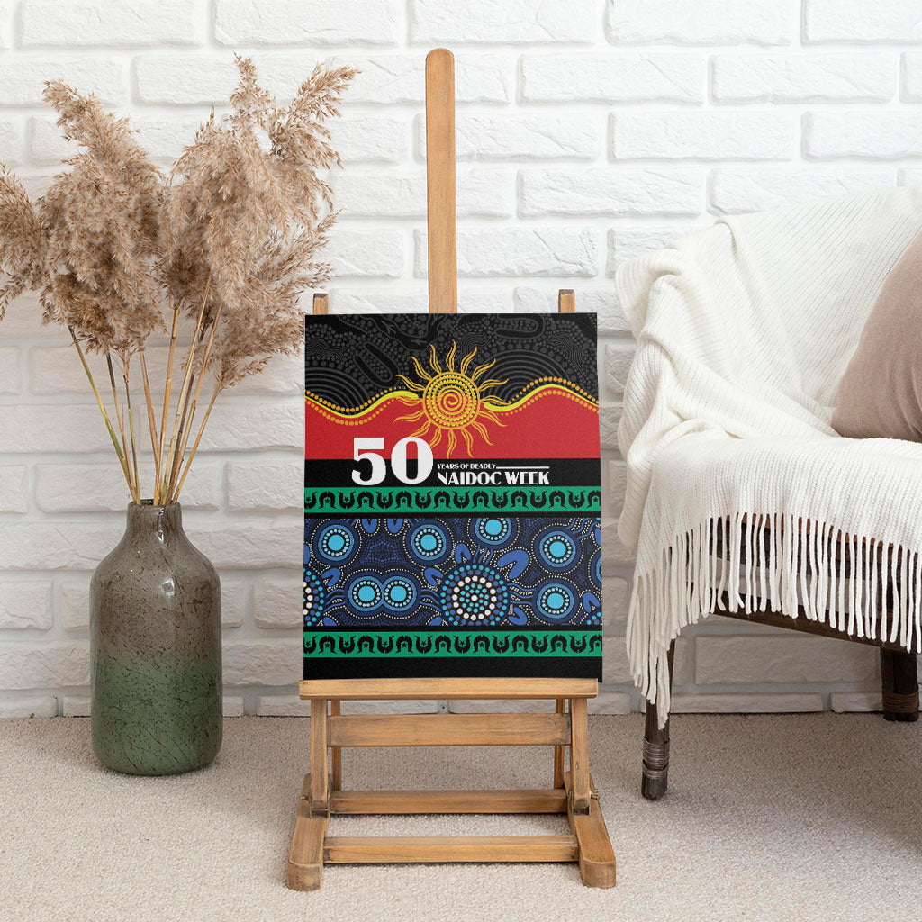 Australian Aboriginal Torres Strait Islanders Canvas Wall Art Together We Rise Together We Stay Deadly