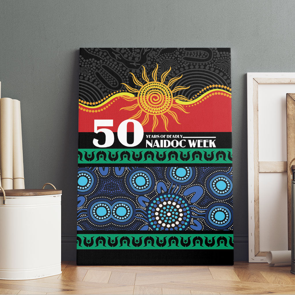 Australian Aboriginal Torres Strait Islanders Canvas Wall Art Together We Rise Together We Stay Deadly