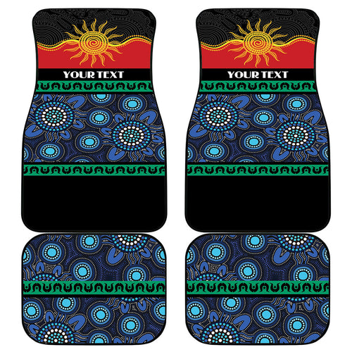 Personalised Australian Aboriginal Torres Strait Islanders Car Mats Together We Rise Together We Stay Deadly