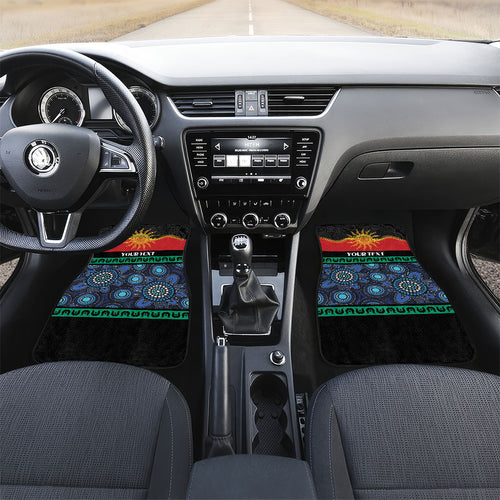 Personalised Australian Aboriginal Torres Strait Islanders Car Mats Together We Rise Together We Stay Deadly