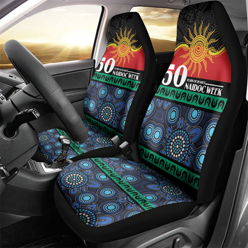 Australian Aboriginal Torres Strait Islanders Car Seat Cover Together We Rise Together We Stay Deadly