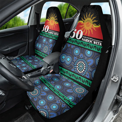 Australian Aboriginal Torres Strait Islanders Car Seat Cover Together We Rise Together We Stay Deadly