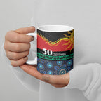 Personalised Australian Aboriginal Torres Strait Islanders Ceramic Mug Together We Rise Together We Stay Deadly