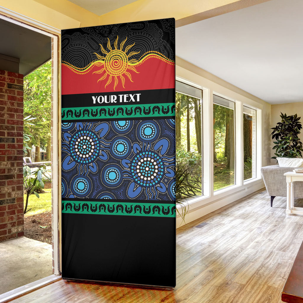 Personalised Australian Aboriginal Torres Strait Islanders Door Cover Together We Rise Together We Stay Deadly