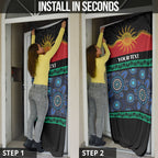 Personalised Australian Aboriginal Torres Strait Islanders Door Cover Together We Rise Together We Stay Deadly