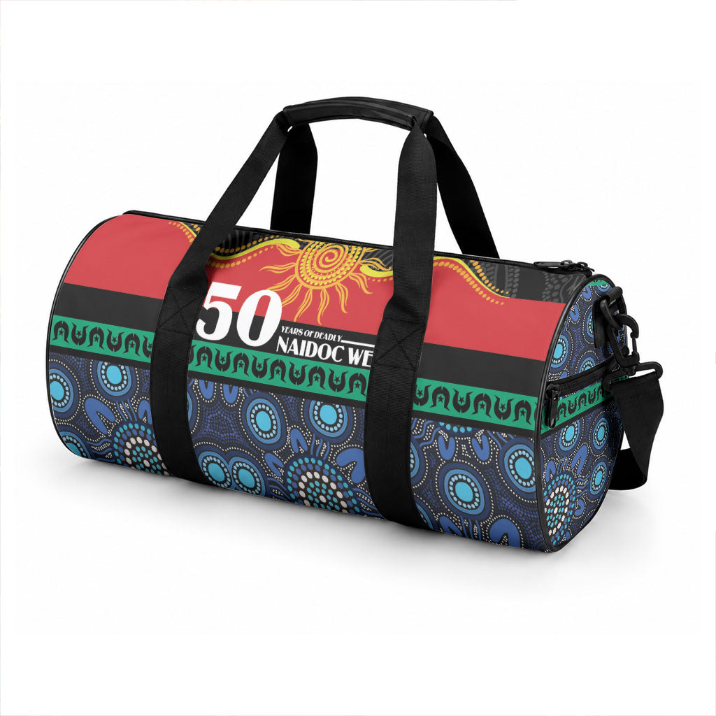 Australian Aboriginal Torres Strait Islanders Duffle Bag Together We Rise Together We Stay Deadly