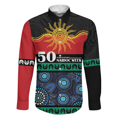Personalised Australian Aboriginal Torres Strait Islanders Family Matching Tank Maxi Dress and Hawaiian Shirt Together We Rise Together We Stay Deadly