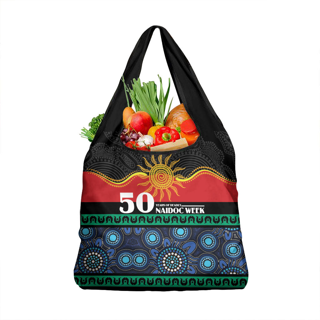 Australian Aboriginal Torres Strait Islanders Grocery Bag Together We Rise Together We Stay Deadly