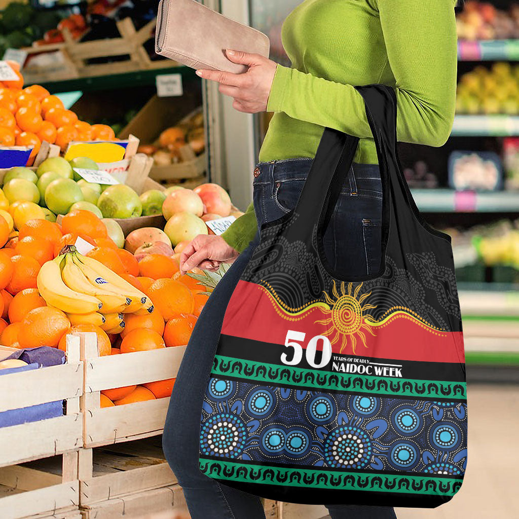 Australian Aboriginal Torres Strait Islanders Grocery Bag Together We Rise Together We Stay Deadly