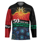 Personalised Australian Aboriginal Torres Strait Islanders Hockey Jersey Together We Rise Together We Stay Deadly