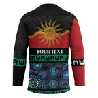 Personalised Australian Aboriginal Torres Strait Islanders Hockey Jersey Together We Rise Together We Stay Deadly