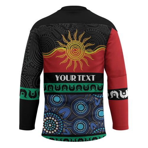Personalised Australian Aboriginal Torres Strait Islanders Hockey Jersey Together We Rise Together We Stay Deadly