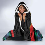 Australian Aboriginal Torres Strait Islanders Hooded Blanket Together We Rise Together We Stay Deadly