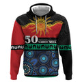 Personalised Australian Aboriginal Torres Strait Islanders Hoodie Together We Rise Together We Stay Deadly