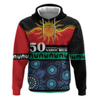 Personalised Australian Aboriginal Torres Strait Islanders Hoodie Together We Rise Together We Stay Deadly