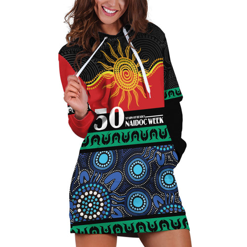Personalised Australian Aboriginal Torres Strait Islanders Hoodie Dress Together We Rise Together We Stay Deadly