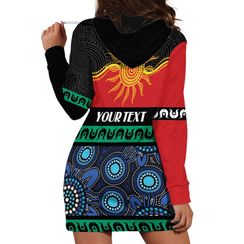 Personalised Australian Aboriginal Torres Strait Islanders Hoodie Dress Together We Rise Together We Stay Deadly
