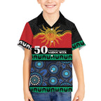 Personalised Australian Aboriginal Torres Strait Islanders Kid Hawaiian Shirt Together We Rise Together We Stay Deadly