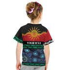 Personalised Australian Aboriginal Torres Strait Islanders Kid T Shirt Together We Rise Together We Stay Deadly