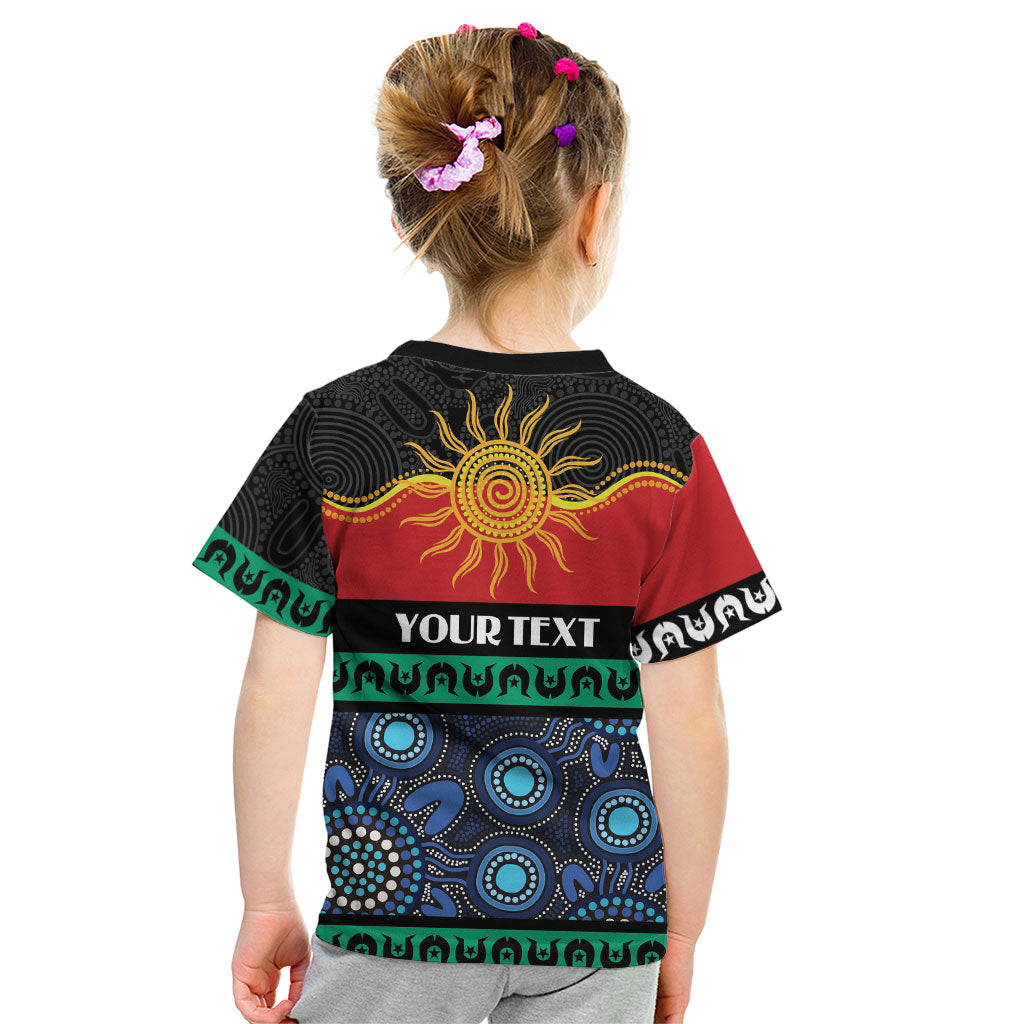 Personalised Australian Aboriginal Torres Strait Islanders Kid T Shirt Together We Rise Together We Stay Deadly