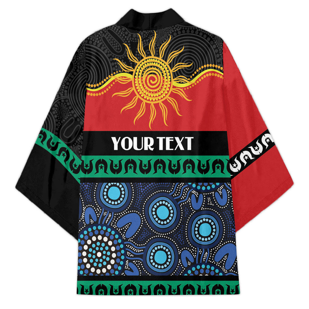 Personalised Australian Aboriginal Torres Strait Islanders Kimono Together We Rise Together We Stay Deadly
