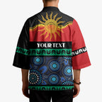 Personalised Australian Aboriginal Torres Strait Islanders Kimono Together We Rise Together We Stay Deadly