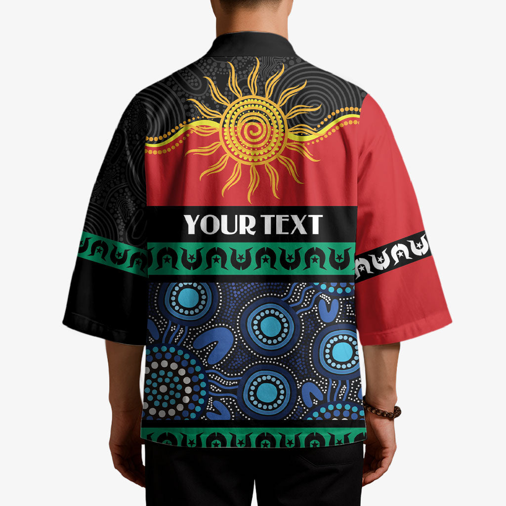 Personalised Australian Aboriginal Torres Strait Islanders Kimono Together We Rise Together We Stay Deadly