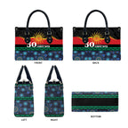 Australian Aboriginal Torres Strait Islanders Leather Bag Together We Rise Together We Stay Deadly