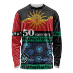 Personalised Australian Aboriginal Torres Strait Islanders Long Sleeve Shirt Together We Rise Together We Stay Deadly
