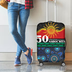 Australian Aboriginal Torres Strait Islanders Luggage Cover Together We Rise Together We Stay Deadly