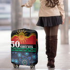 Australian Aboriginal Torres Strait Islanders Luggage Cover Together We Rise Together We Stay Deadly