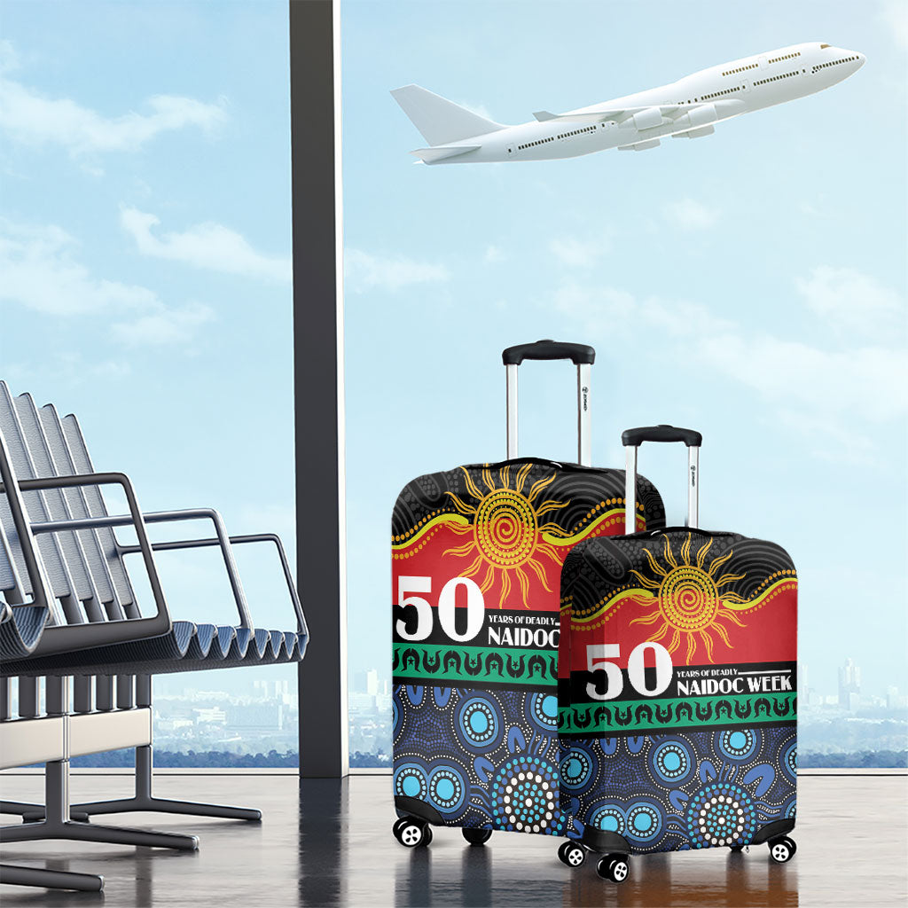 Australian Aboriginal Torres Strait Islanders Luggage Cover Together We Rise Together We Stay Deadly