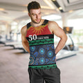 Personalised Australian Aboriginal Torres Strait Islanders Men Tank Top Together We Rise Together We Stay Deadly