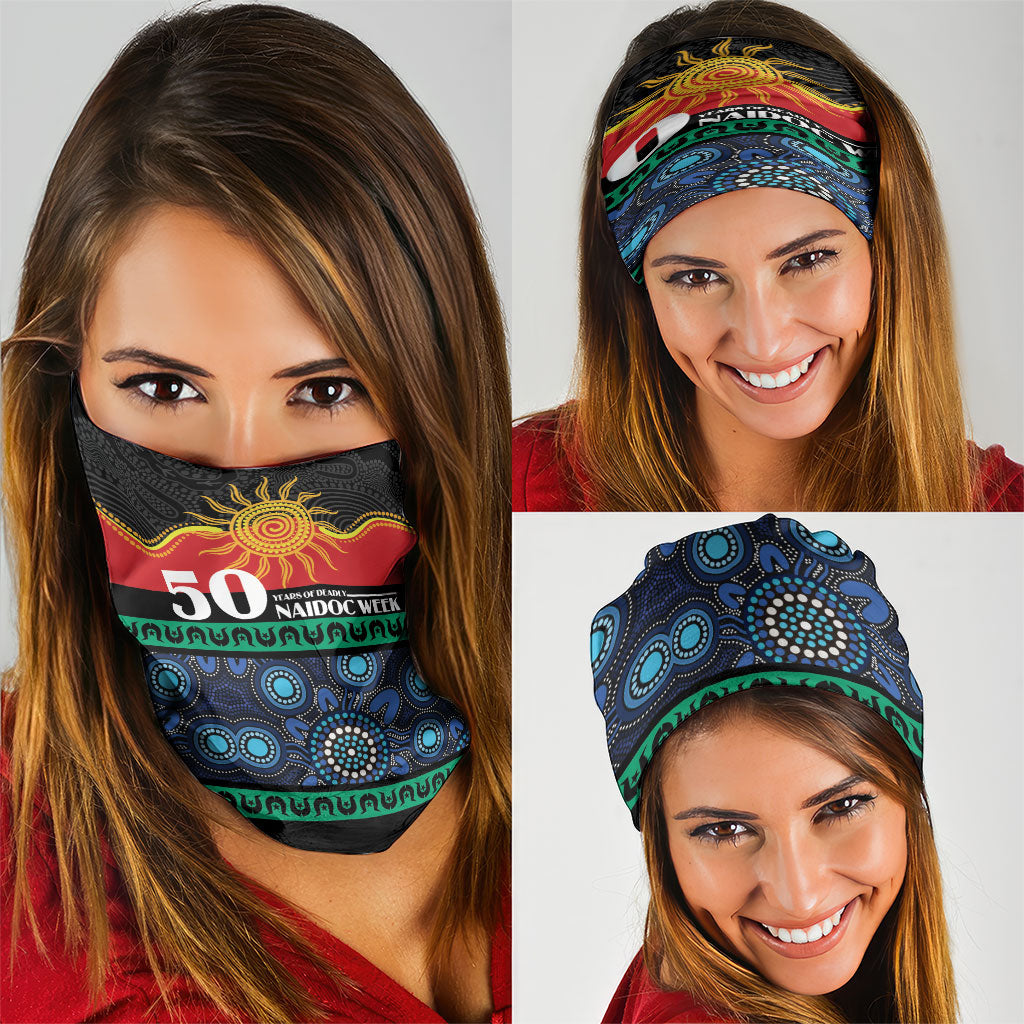 Australian Aboriginal Torres Strait Islanders Neck Gaiter Together We Rise Together We Stay Deadly
