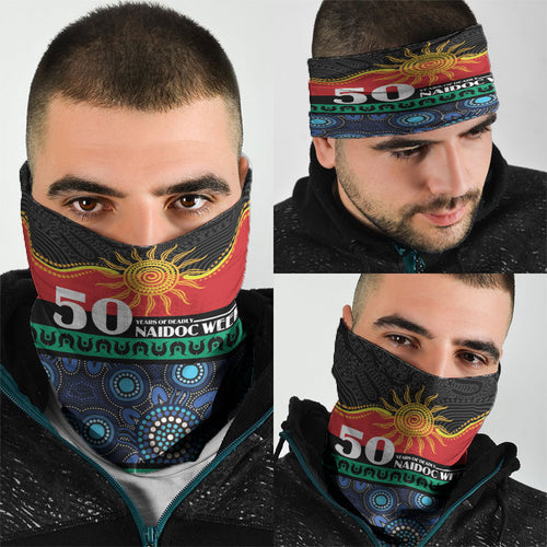 Australian Aboriginal Torres Strait Islanders Neck Gaiter Together We Rise Together We Stay Deadly