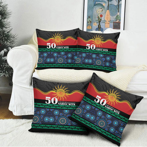 Australian Aboriginal Torres Strait Islanders Pillow Cover Together We Rise Together We Stay Deadly