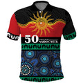 Personalised Australian Aboriginal Torres Strait Islanders Polo Shirt Together We Rise Together We Stay Deadly