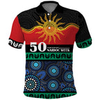Personalised Australian Aboriginal Torres Strait Islanders Polo Shirt Together We Rise Together We Stay Deadly
